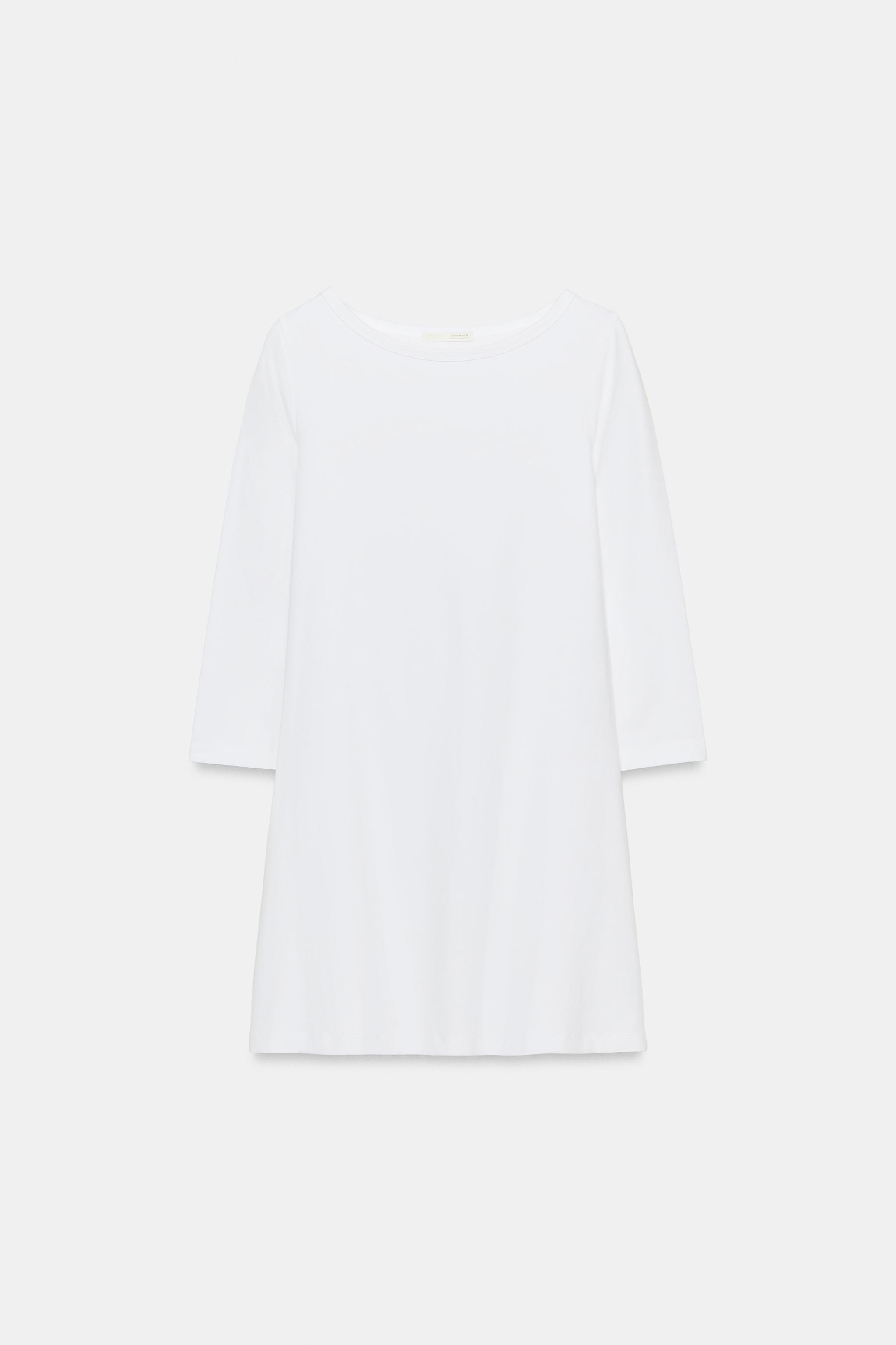 ROBE COURTE COL BATEAU